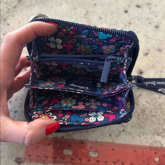 Vera Bradley Blue and Pink Disney ID Holder - Picture 3 of 3